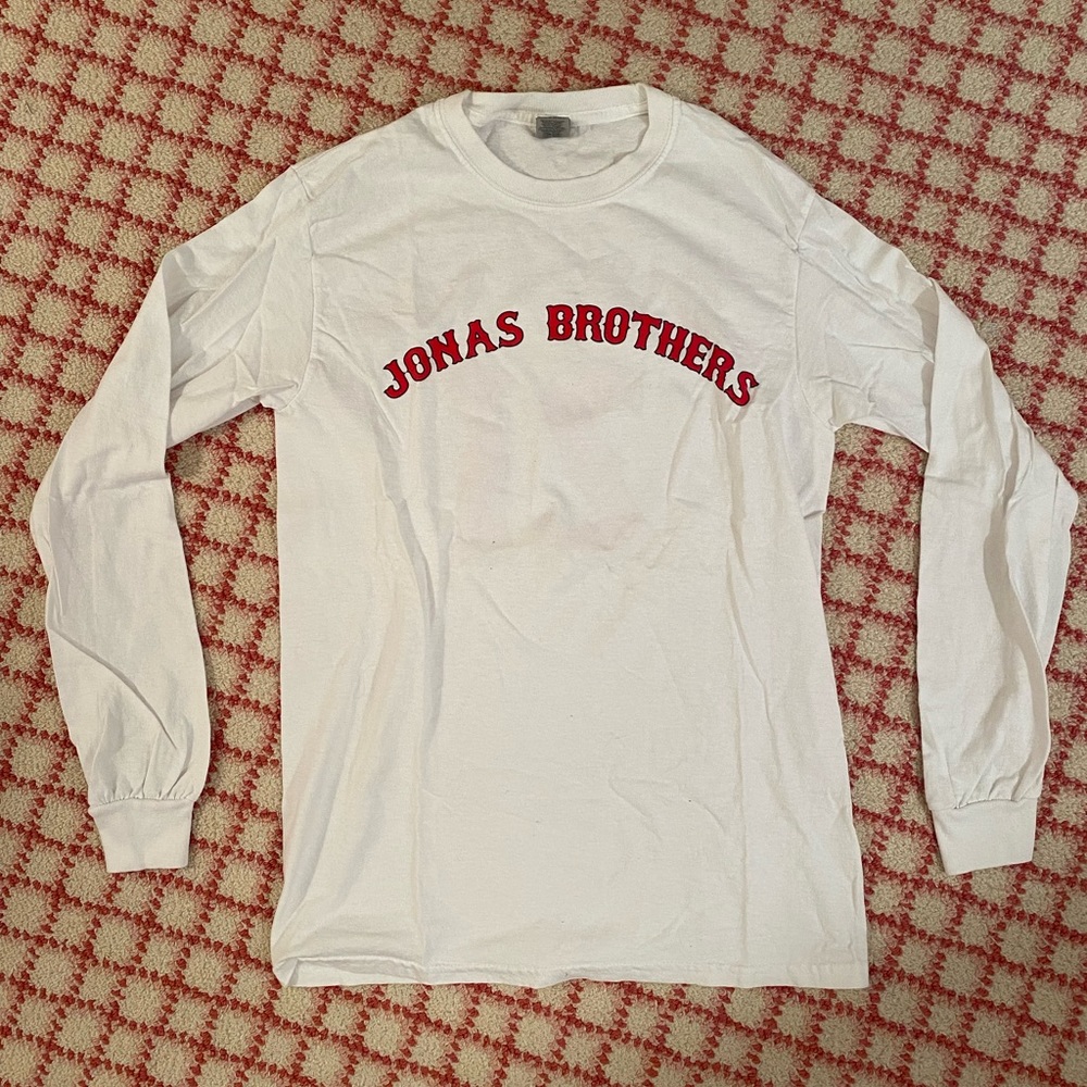 Limited Edition Jonas Brothers Red Sox Fenway Park Long Sleeve Shirt